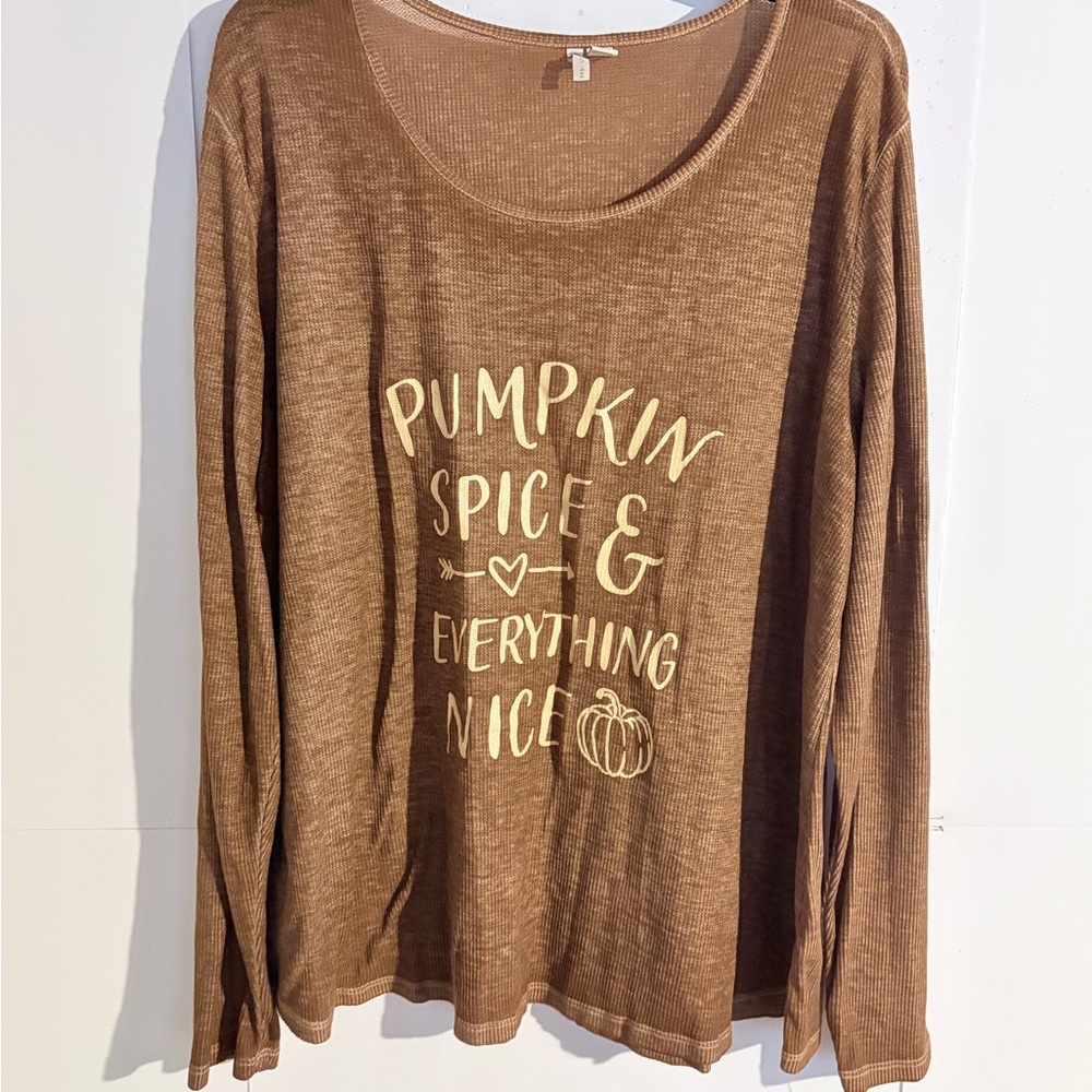 Cato Tan Knit Top